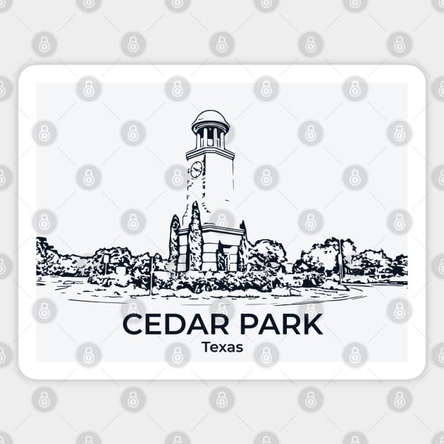 Cedar Park - Texas Magnet by Lakeric